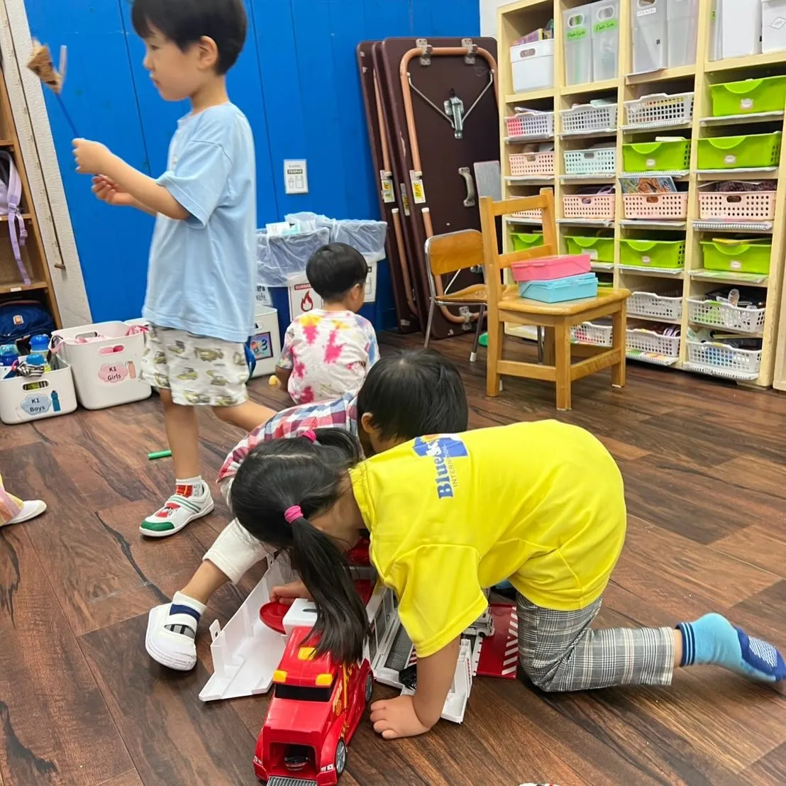 Free play time in the evening 