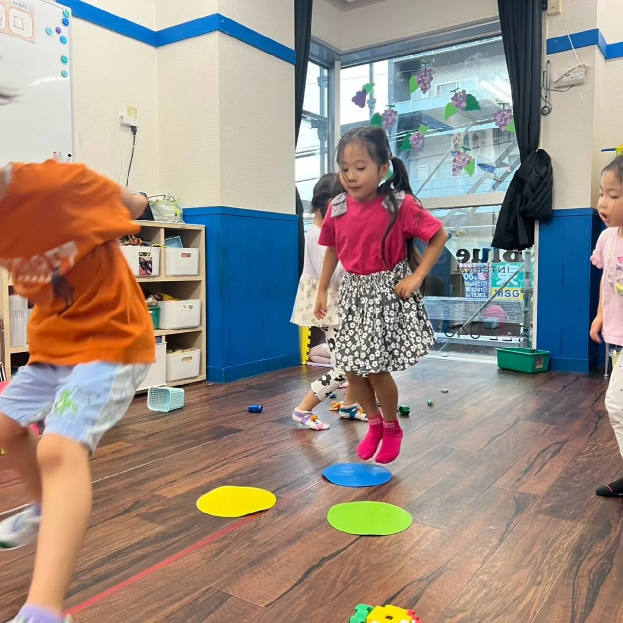 Snack time and free play time 