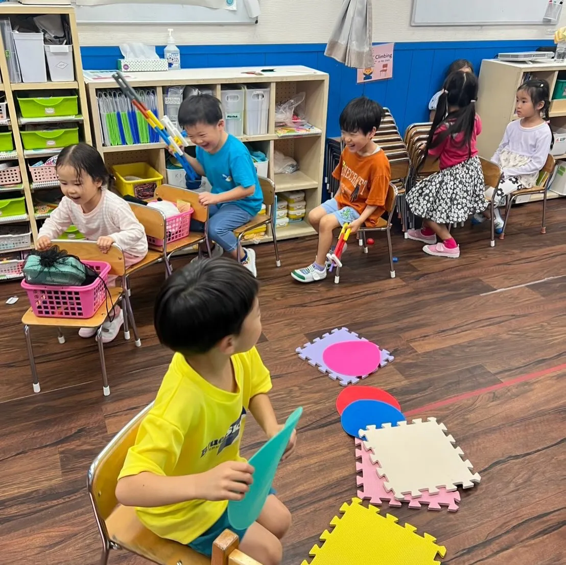 Snack time and free play time 