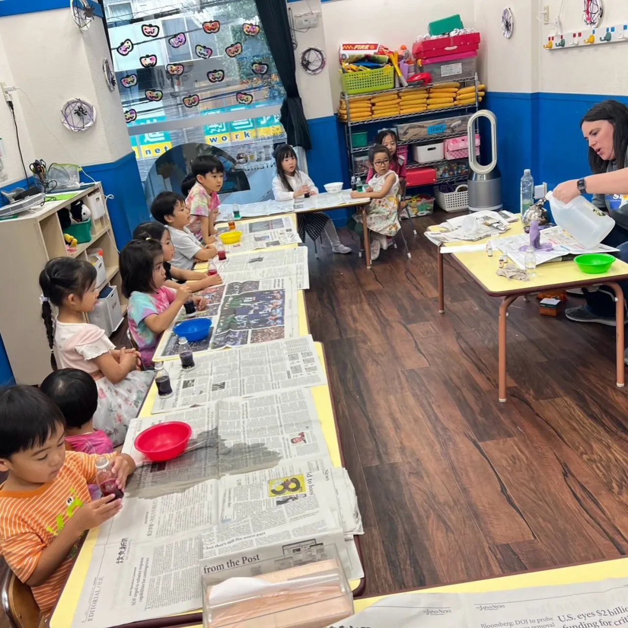 Kinder class experiment 