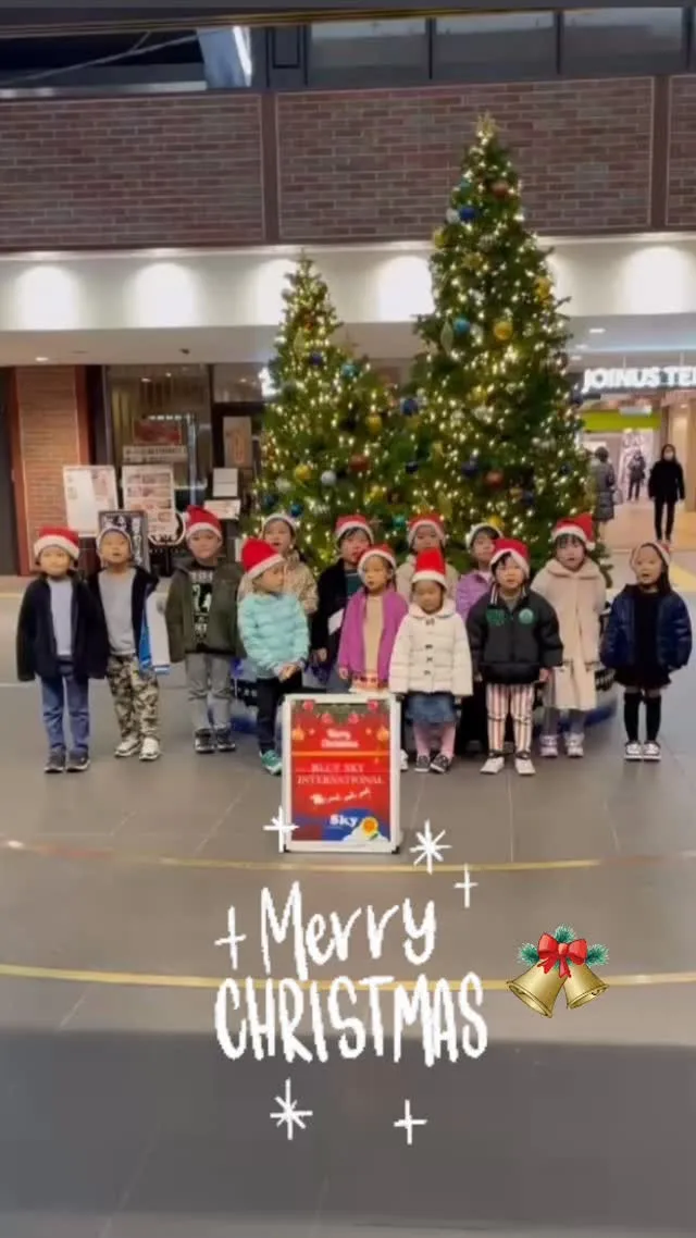 Our children sang Christmas so...